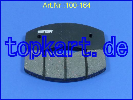 164-1 Satz Bremsbelag hinten BULLET/EVO