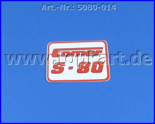 014 - Typenschild S/K/W 80