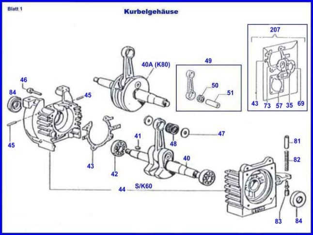 000 - Kurbelgehuse comer 60